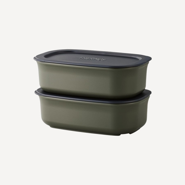Ланч набор Thermos JEA-801 KKI 0,8L (Khaki/Black, +6h/-8h)
